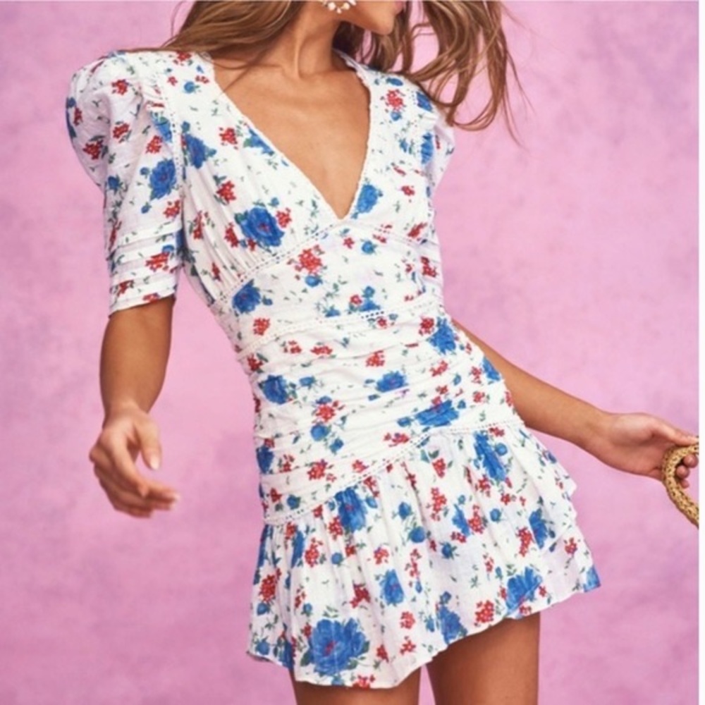 size 4 love shack fancy arlo dress never worn!!